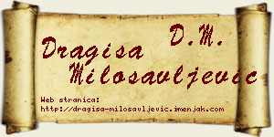 Dragiša Milosavljević vizit kartica
